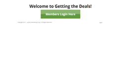 Desktop Screenshot of gettingthedeals.com