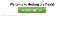 Tablet Screenshot of gettingthedeals.com